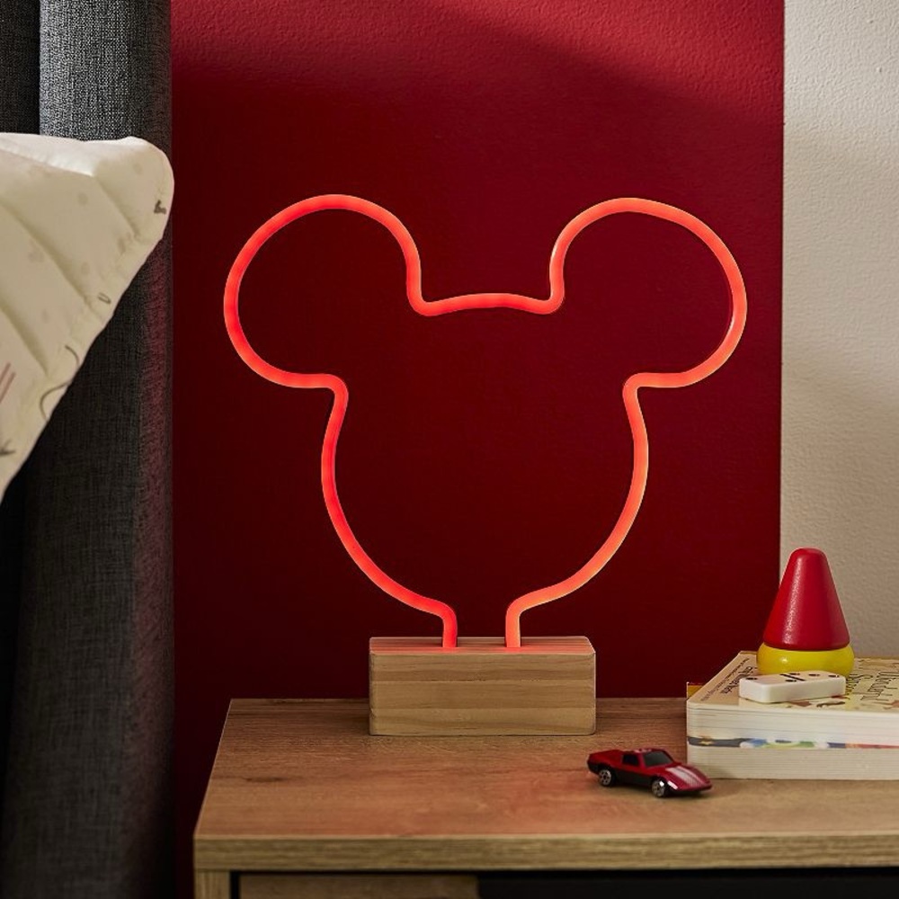 NWT Disney Mickey Mouse LED Table Light Decor by The Big One®